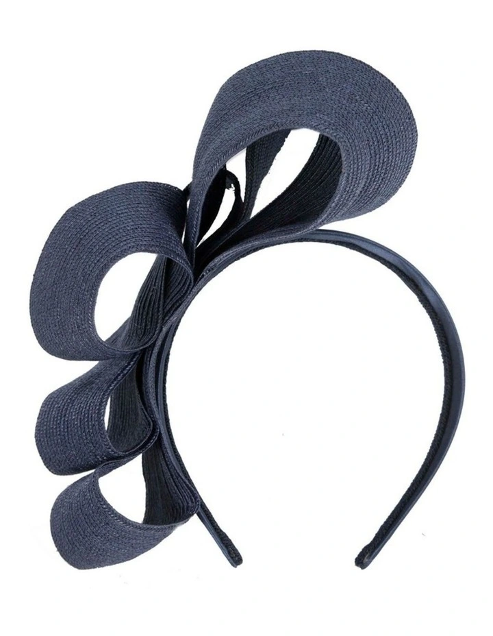 Max Alexander large navy loops racing fascinator MA953N image 4