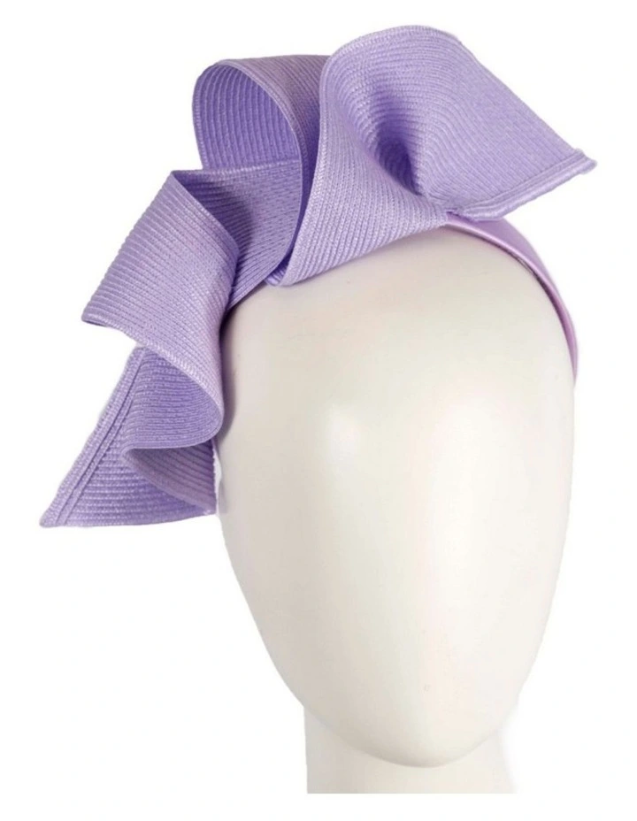 Max Alexander large lilac wave racing fascinator MA955LI image 2