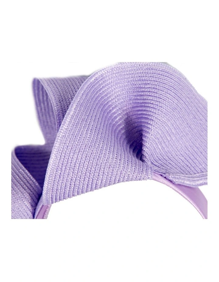 Max Alexander large lilac wave racing fascinator MA955LI image 3
