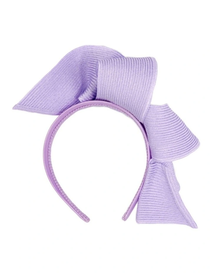 Max Alexander large lilac wave racing fascinator MA955LI image 4