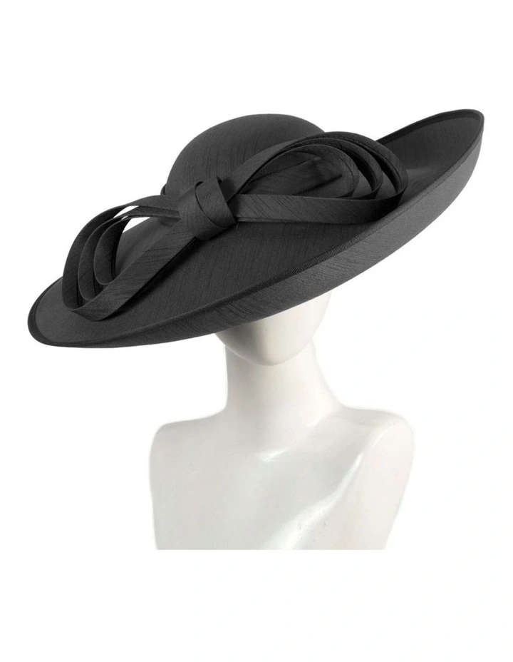 Max Alexander women's black wide brim racing hat MA1008B image 2