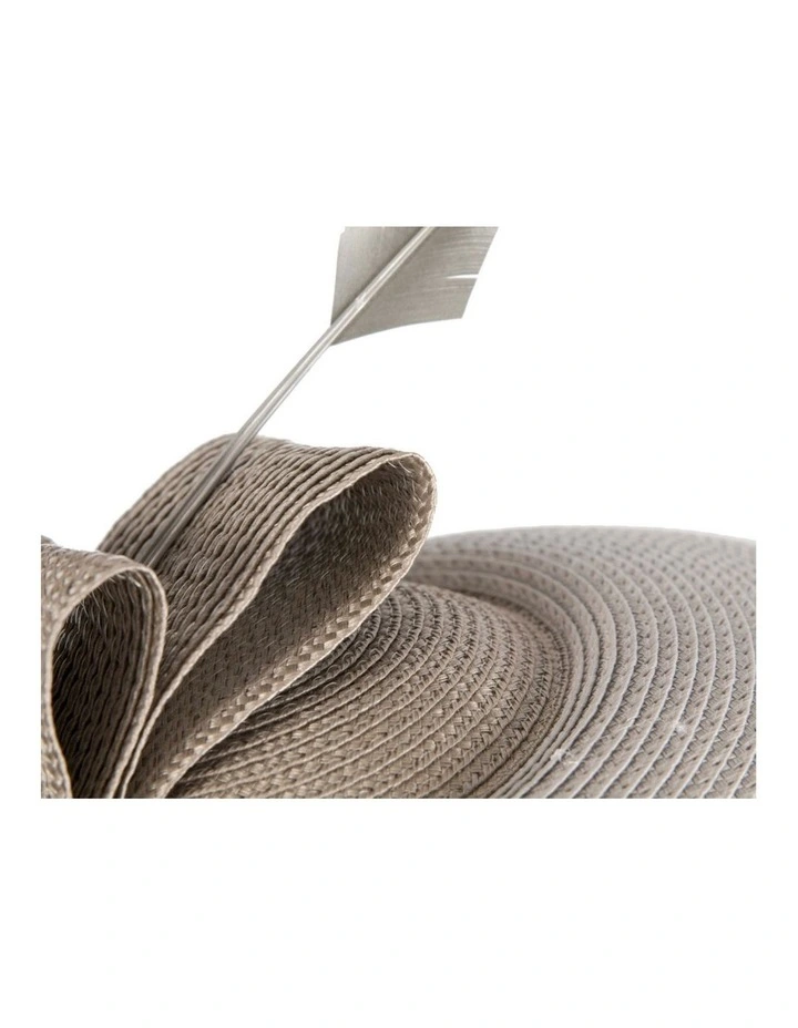 Max Alexander silver saucer fascinator hat MA979S image 5
