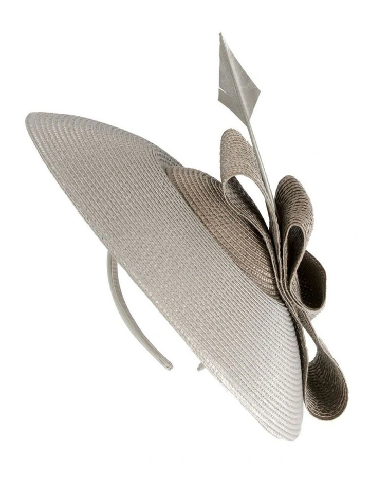 Max Alexander silver saucer fascinator hat MA979S image 6