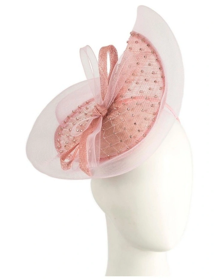 Max Alexander dusty pink racing fascinator MA971DP image 2