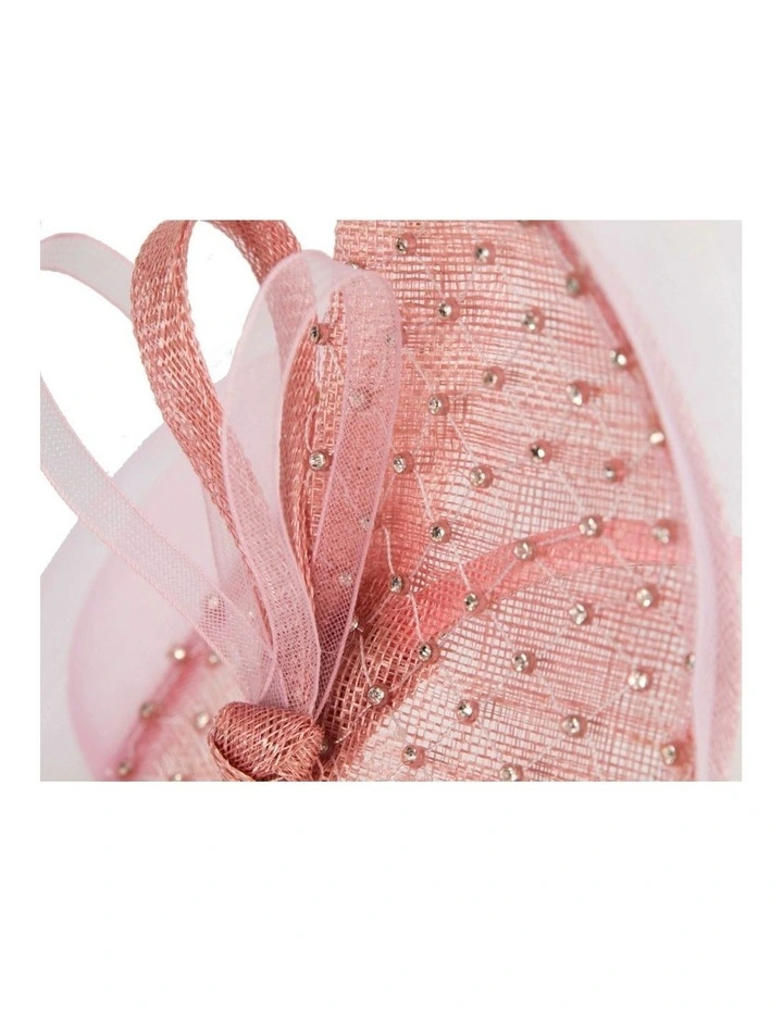 Max Alexander dusty pink racing fascinator MA971DP image 3