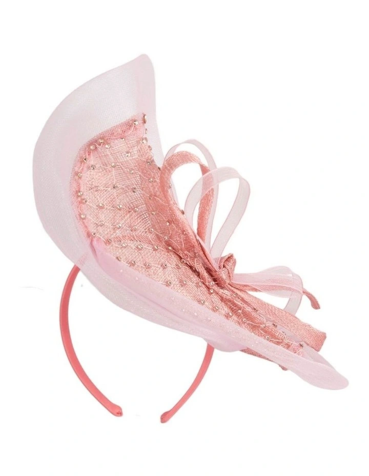 Max Alexander dusty pink racing fascinator MA971DP image 4