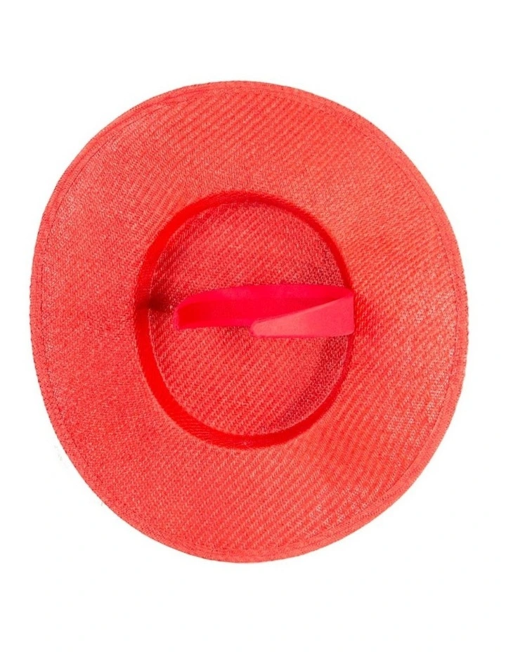 Max Alexander Red Boater Hat MA977R image 6