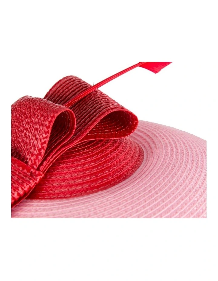 Max Alexander Pink & Red Saucer Fascinator Hat MA979PIR image 5
