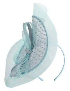 Max Alexander light blue racing fascinator MA971LBL