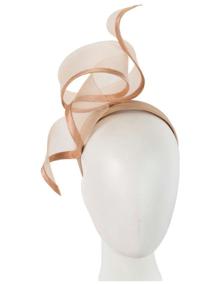 Sculptured nude racing fascinator by Fillies Collection S246NU image 2