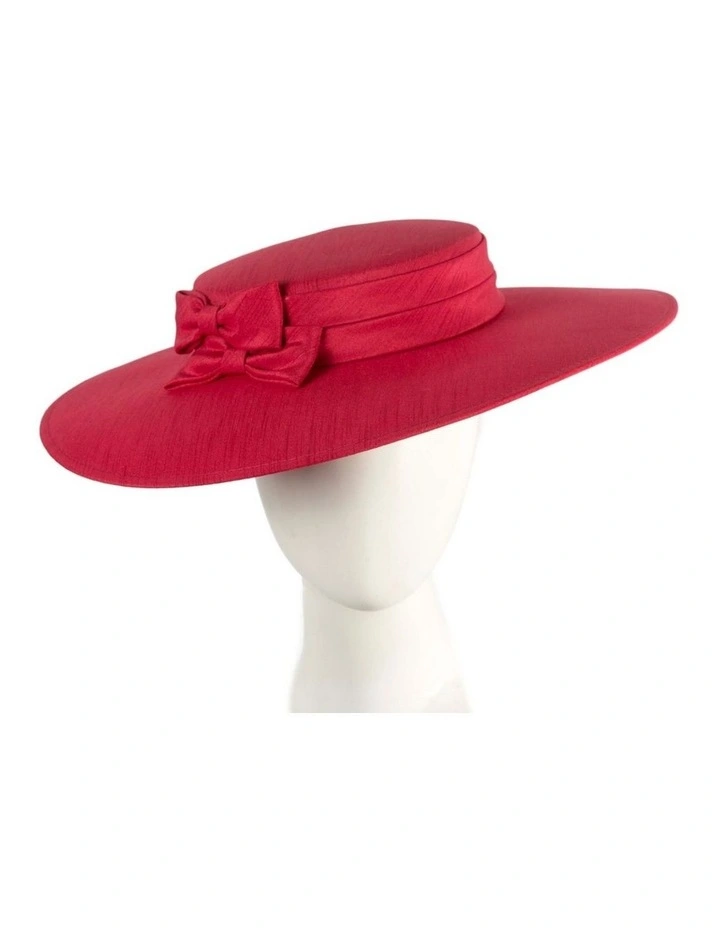 Max Alexander Red Boater Hat MA1016R image 2
