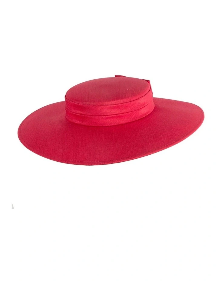 Max Alexander Red Boater Hat MA1016R image 3