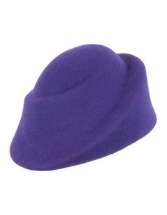 Max Alexander ladies purple wool felt winter hat J317PR
