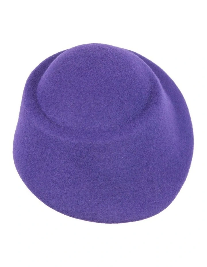 Max Alexander ladies purple wool felt winter hat J317PR image 3