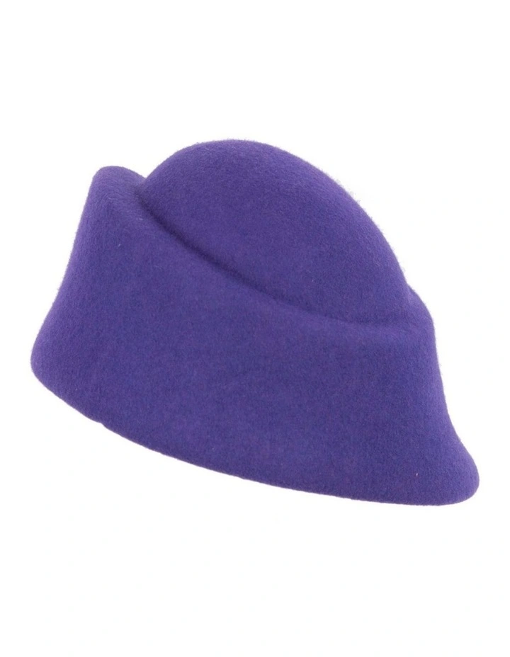 Max Alexander ladies purple wool felt winter hat J317PR image 4
