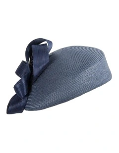 Max Alexander navy fashion beret with hand-made abaca loops MA962N