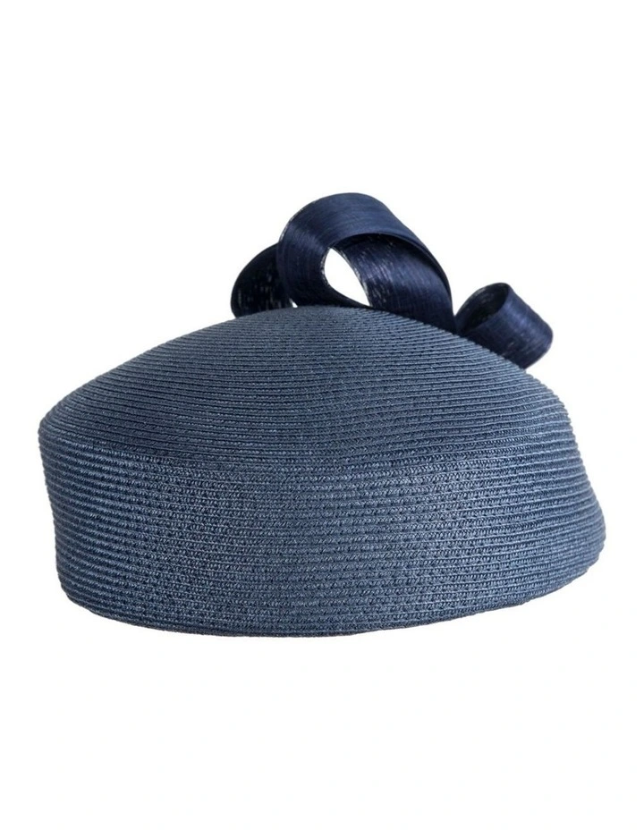 Max Alexander navy fashion beret with hand-made abaca loops MA962N image 3