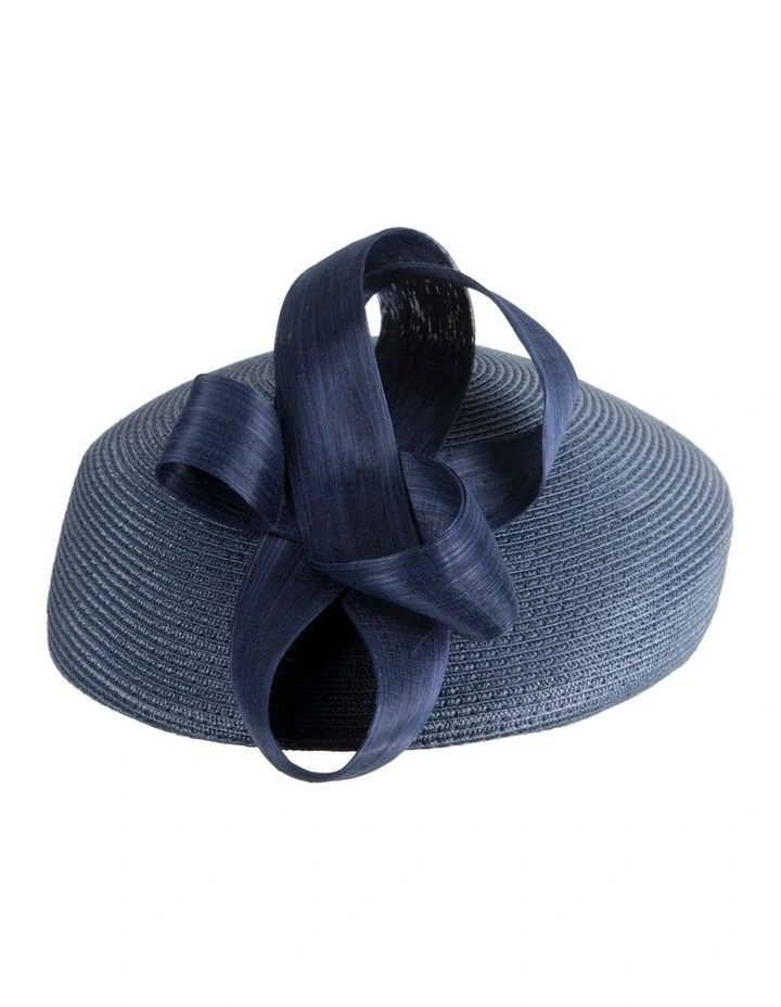 Max Alexander navy fashion beret with hand-made abaca loops MA962N image 4