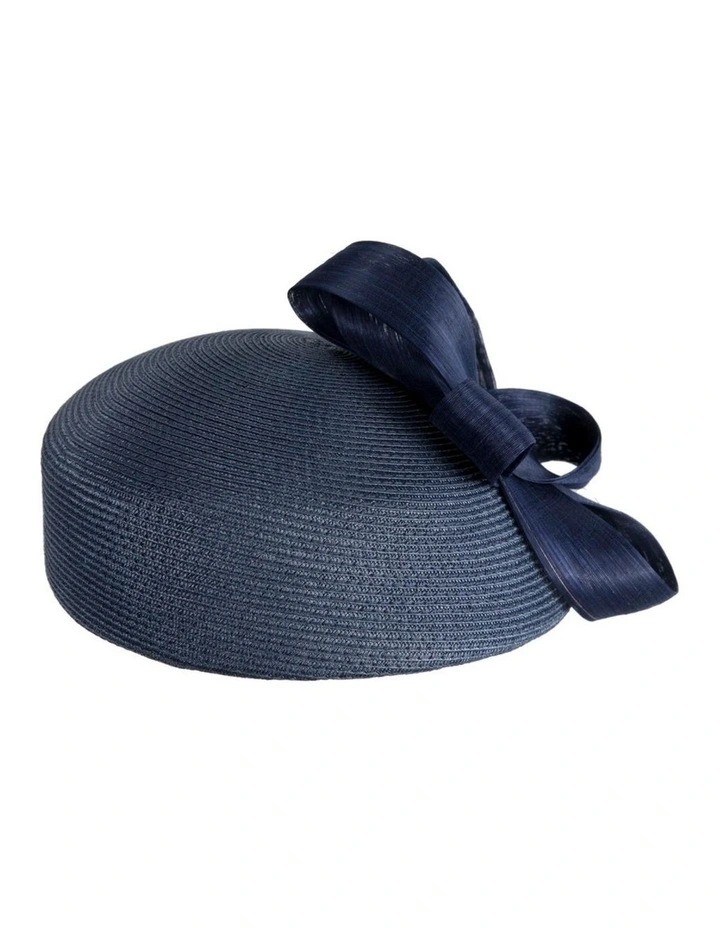 Max Alexander navy fashion beret with hand-made abaca loops MA962N image 6