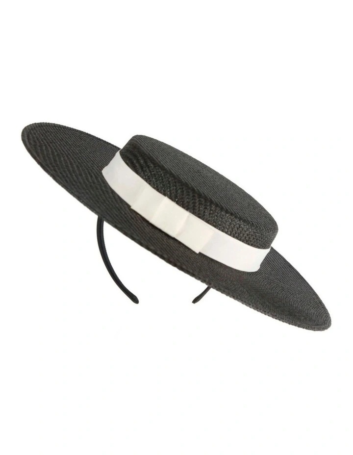 Max Alexander Black & White Boater Racing Hat MA977BW image 6
