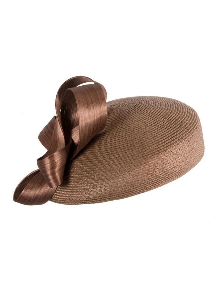 Max Alexander coffee textured beret with hand-made abaca loops MA962CF image 1