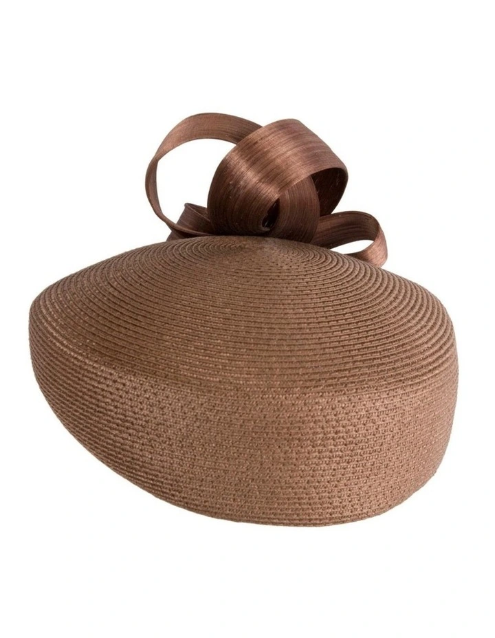 Max Alexander coffee textured beret with hand-made abaca loops MA962CF image 3