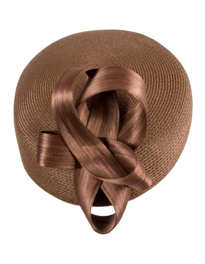 Max Alexander coffee textured beret with hand-made abaca loops MA962CF image 4