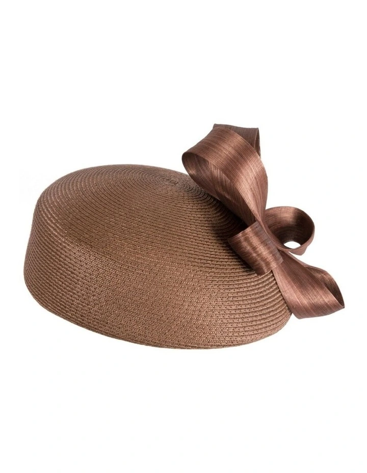 Max Alexander coffee textured beret with hand-made abaca loops MA962CF image 6