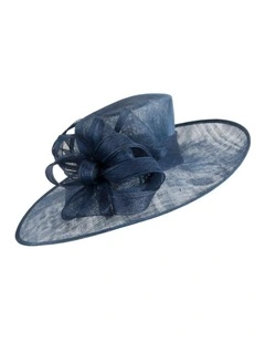 Max Alexander navy sinamay ladies racing hat MA993N