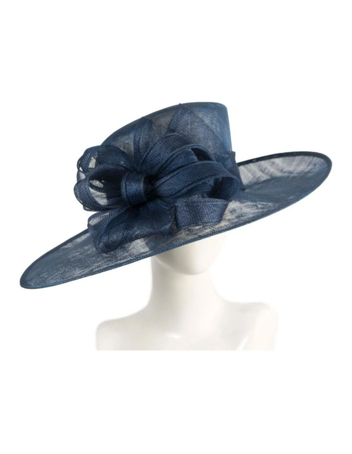Max Alexander navy sinamay ladies racing hat MA993N image 2