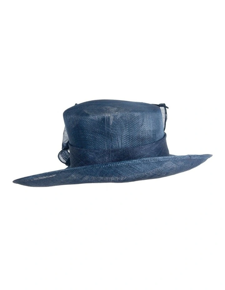 Max Alexander navy sinamay ladies racing hat MA993N image 3