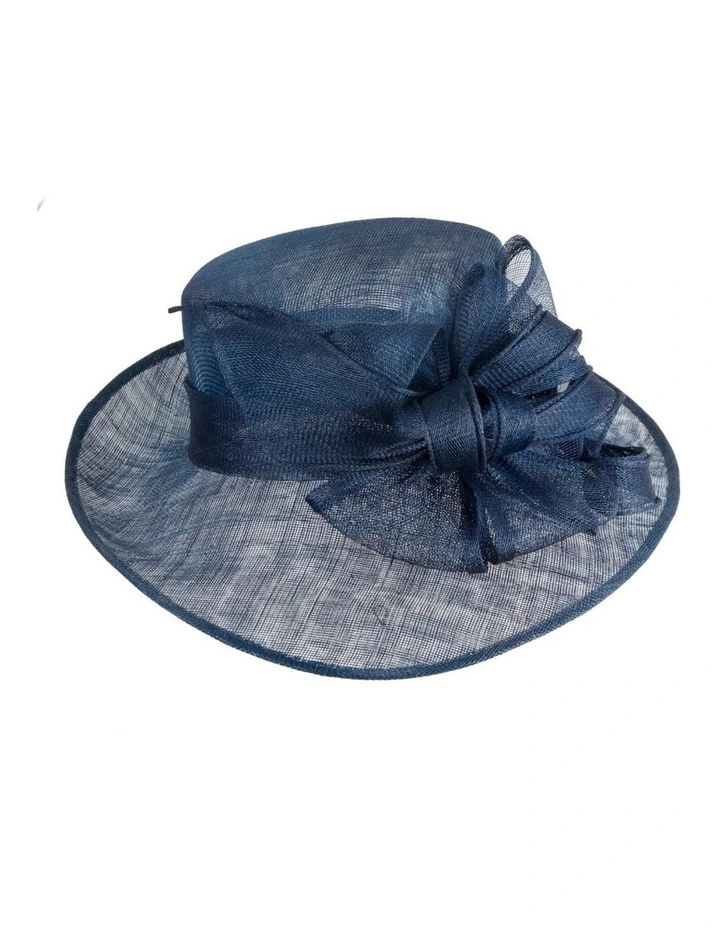 Max Alexander navy sinamay ladies racing hat MA993N image 4