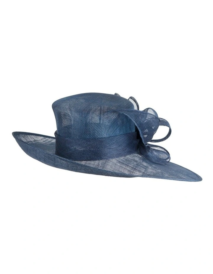 Max Alexander navy sinamay ladies racing hat MA993N image 6