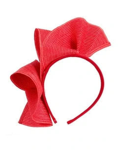 Max Alexander Large Red Wave Fascinator MA955R