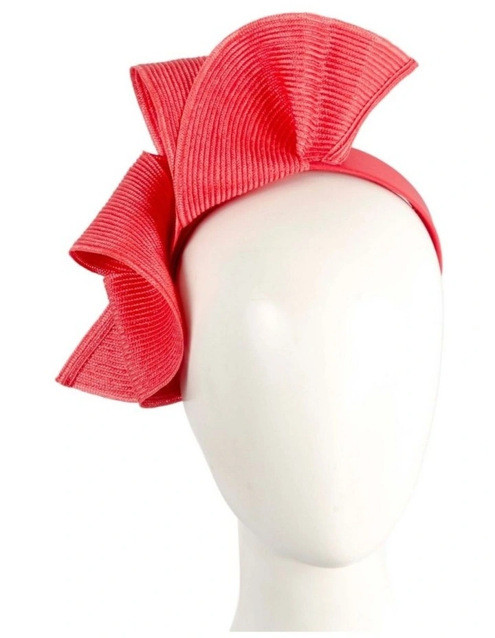 Max Alexander Large Red Wave Fascinator MA955R image 2