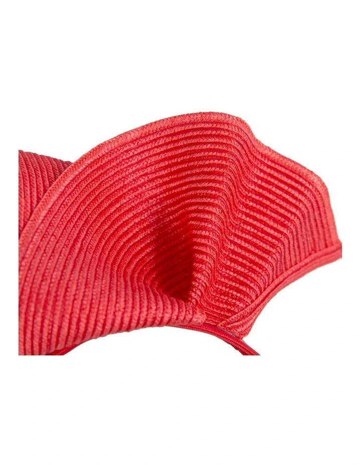 Max Alexander Large Red Wave Fascinator MA955R image 3