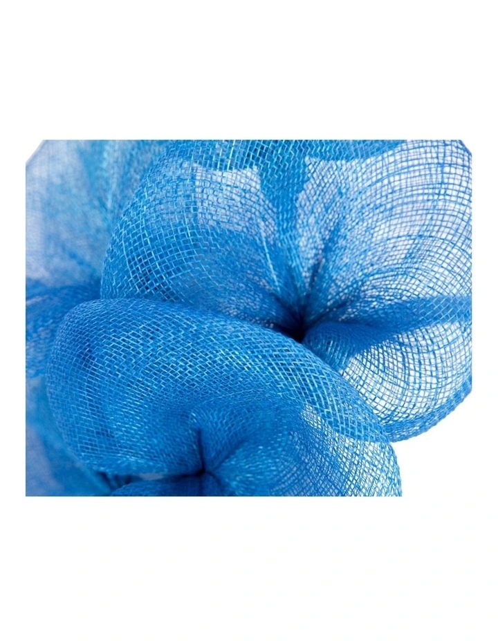 Max Alexander large navy and royal blue sinamay flower fascinator MA918RB image 3