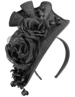Fillies Collection Black Racing Fascinator S315B