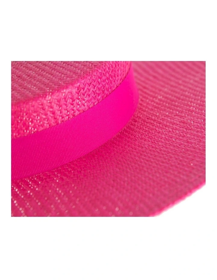Max Alexander fuchsia boater racing hat MA977F image 6
