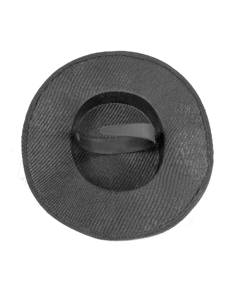 Max Alexander black boater hat MA977B image 3
