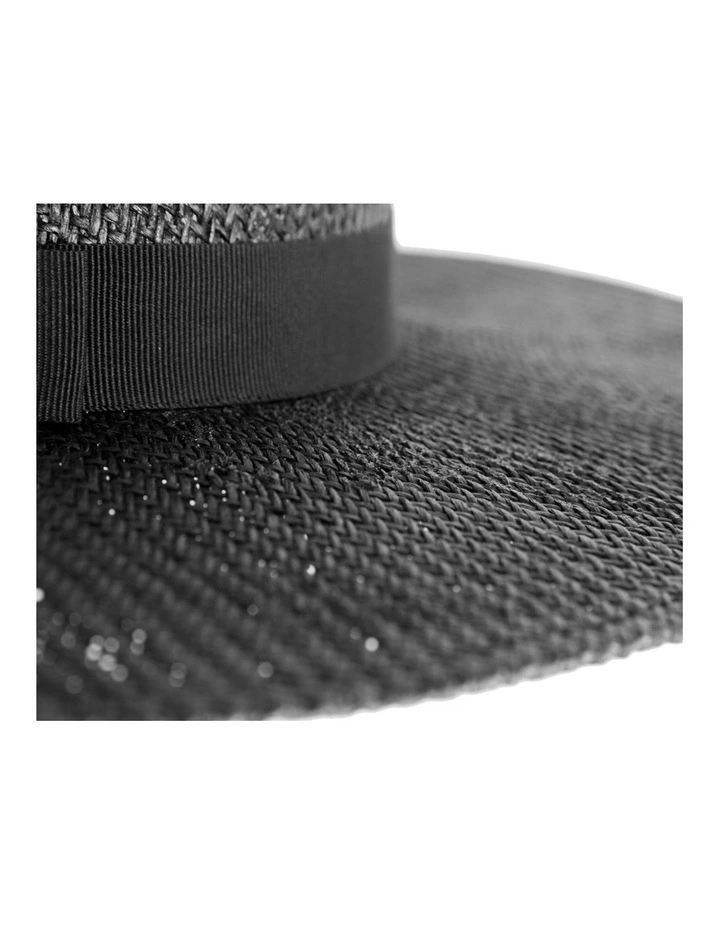 Max Alexander black boater hat MA977B image 4