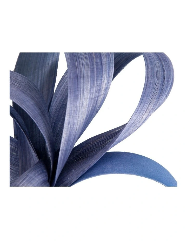 Fillies Collection denim silk abaca loops racing fascinator S344DN image 3