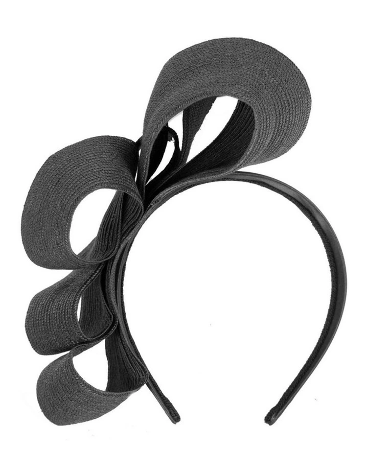 Max Alexander large black wave racing fascinator MA955B image 4