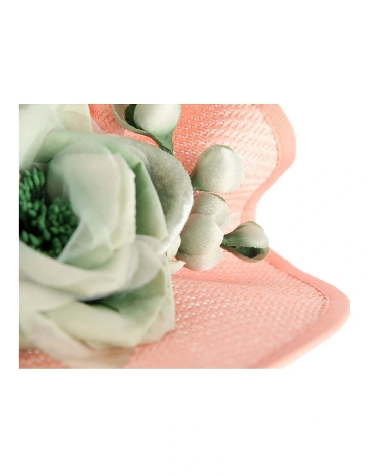 Coral and Mint Fascinator by Fillies Collection S315CRMI image 5