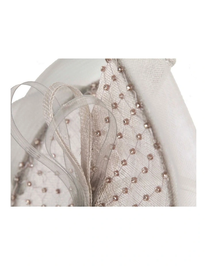 Max Alexander silver racing fascinator MA971S image 3