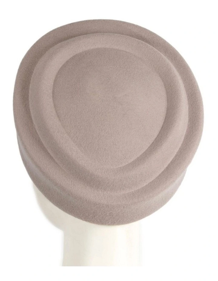 Max Alexander Grey Wool Felt Pillbox Hat J464GRY image 2