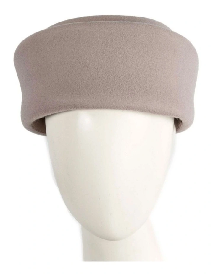 Max Alexander Grey Wool Felt Pillbox Hat J464GRY image 3