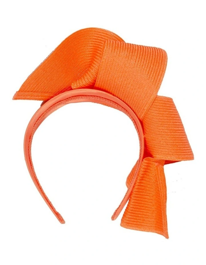 Max Alexander Large Orange Wave Racing Fascinator MA955OR image 4