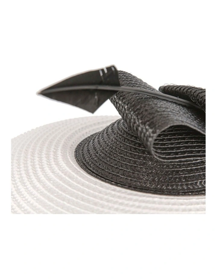 Max Alexander white and black saucer fascinator hat MA979WB image 4
