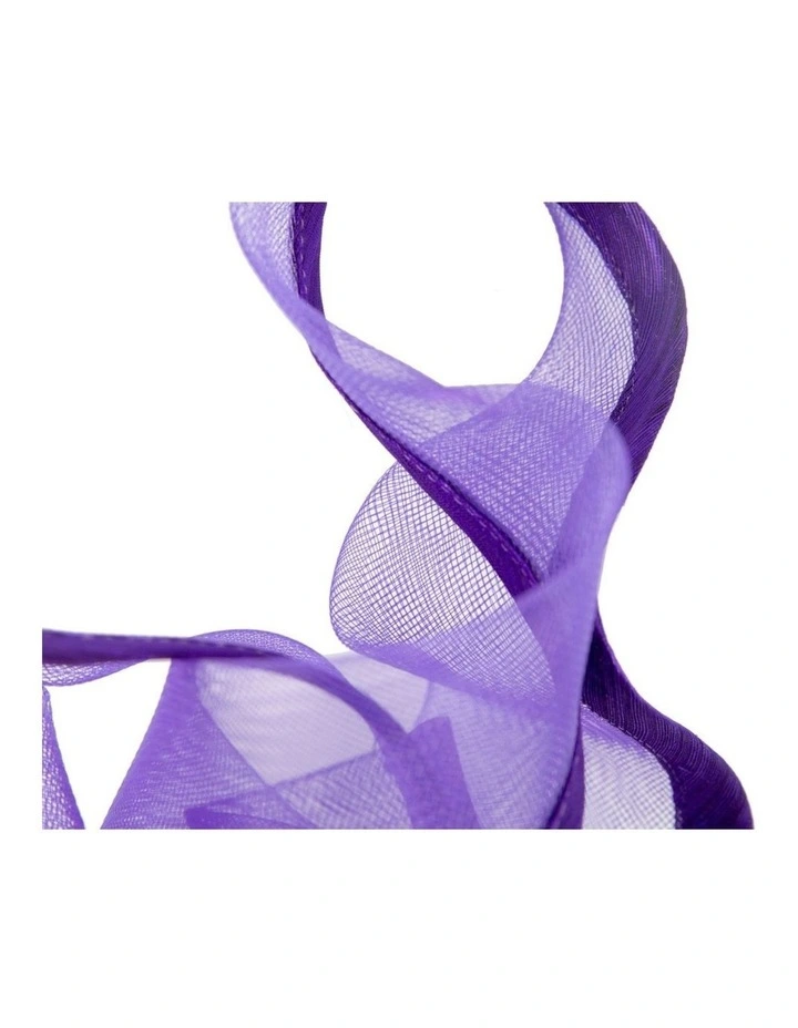 Bespoke purple racing fascinator by Fillies Collection S253PR image 3